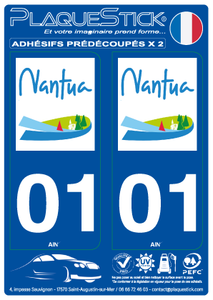 01 -Nantua "2020" PlaqueStick
