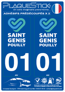 01 -Saint-Genis-Pouilly PlaqueStick