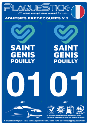01 -Saint-Genis-Pouilly PlaqueStick