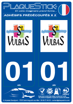 01 -Saint-Vulbas PlaqueStick