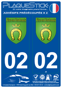 02 -Fère-en-Tardenois "Blason" PlaqueStick