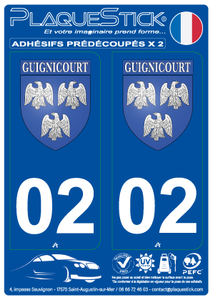 02 -Guignicourt "ßlason" PlaqueStick