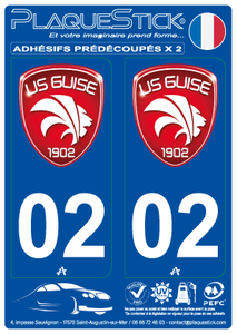 02 -Guise "Union Sportive" PlaqueStick
