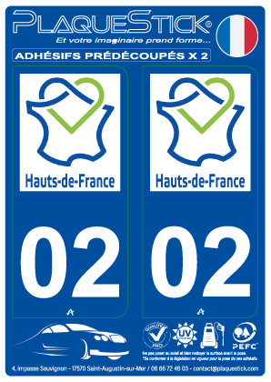 02 -Hauts-de-France PlaqueStick