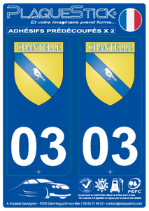 03 -Chantelle "Blason" PlaqueStick