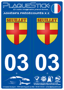 03 -Seuillet "Blason" PlaqueStick
