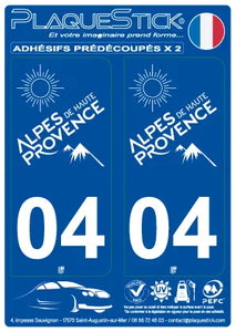 04 -Alpes-de-Haute-Provence PlaqueStick