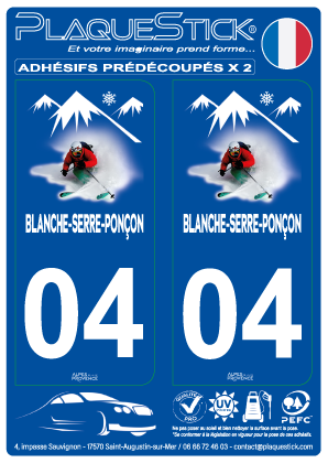 04 -Blanche Serre-Ponçon PlaqueStick