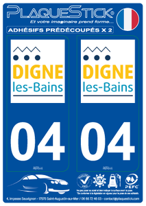 04 -Digne-les-Bains PlaqueStick