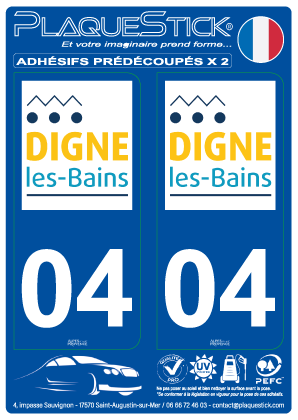04 -Digne-les-Bains PlaqueStick