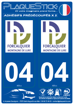 04 -Forcalquier - Montagne-de-Lure PlaqueStick