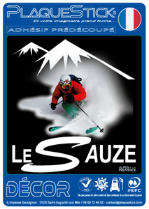 04 -Le Sauze "Décor" PlaqueStick