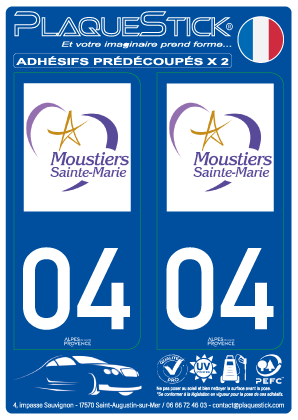 04 -Moustiers Sainte-Marie PlaqueStick