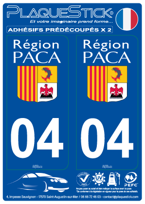 04 -Région PACA PlaqueStick