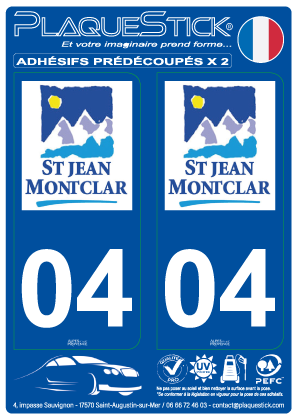 04 -Saint-Jean Montclar PlaqueStick
