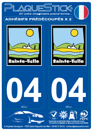 04 -Sainte-Tulle PlaqueStick
