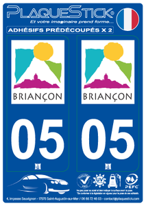 05 -Briançon "Old" PlaqueStick