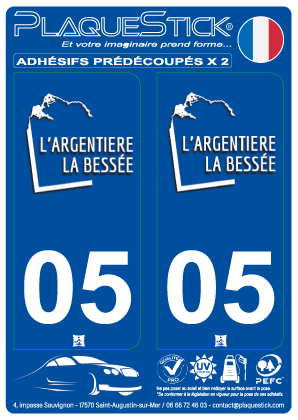 05 -L'Argentière-la-Bessée PlaqueStick