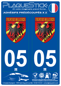 05 -Pelvoux-Vallouise "Blason" PlaqueStick
