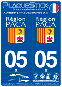 05 -Région PACA PlaqueStick