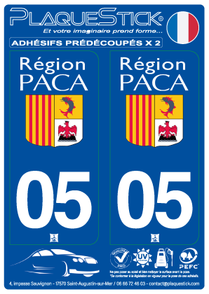 05 -Région PACA PlaqueStick