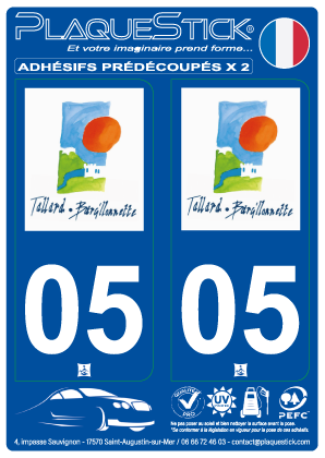 05 -Tallard-Barcillonnette PlaqueStick