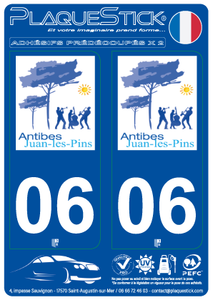 06 -Antibes - Juan-les-Pins "Jazz" PlaqueStick