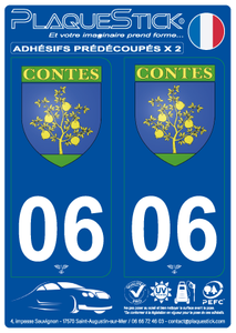 06 -Contes "Blason" PlaqueStick