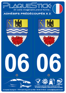 06 -L'Autoroute Napoléon "Blason" PlaqueStick