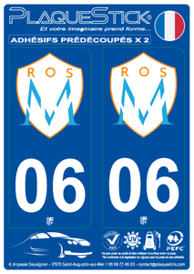 06 -Menton "Rapid Omnisports" PlaqueStick