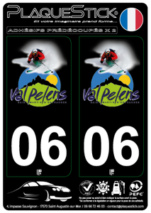 06 -Val Pelens "Fond noir" PlaqueStick
