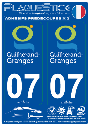 07 -Guilherand-Granges PlaqueStick
