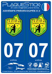 07 -Guilherand-Granges "HB" PlaqueStick