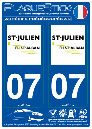 07 -Saint-Julien-en-Saint-Alban PlaqueStick