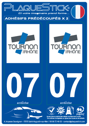 07 -Tournon-sur-Rhône PlaqueStick