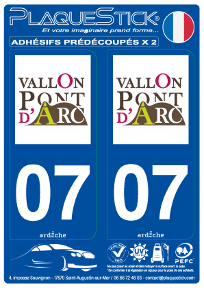 07 -Vallon-Pont-d'Arc PlaqueStick