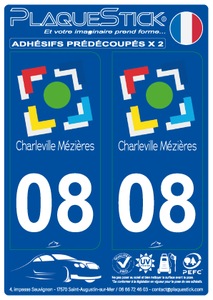 08 -Charleville-Mézières PlaqueStick