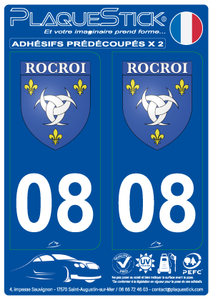 08 -Rocroi "Blason" PlaqueStick