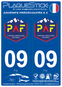09 -Pyrénées Ariégeoises Football PlaqueStick