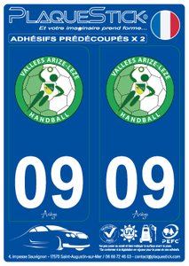 09 -Vallée Arize-Lèze-Handball PlaqueStick