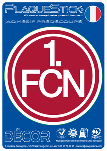 100 -Allemagne "Deutschland" Nürnberg 1. FC, Décor PlaqueStick