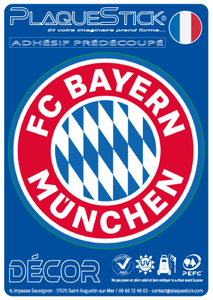 100 -Allemagne "Deutschland" -München FC Bayern, Décor PlaqueStick