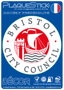 101 -Angleterre "Bristol" Décor PlaqueStick