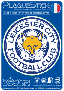 101 -Angleterre "Leicester" FC, Décor PlaqueStick