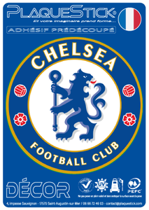 101 -Angleterre "London" -Chelsea FC, Décor PlaqueStick
