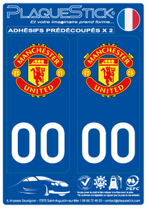 101 -Angleterre "Manchester United" PlaqueStick