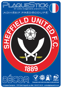 101 -Angleterre "Sheffield" FC, Décor PlaqueStick