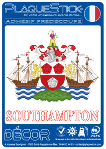 101 -Angleterre "Southampton" PlaqueStick