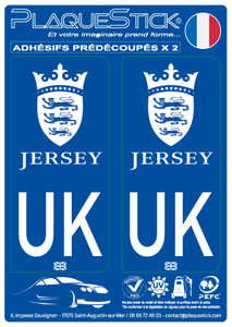 101 - England "Jersey Island" - Flag