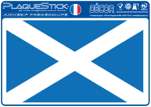 102 -Écosse "Scotland" Flag, Décor A6